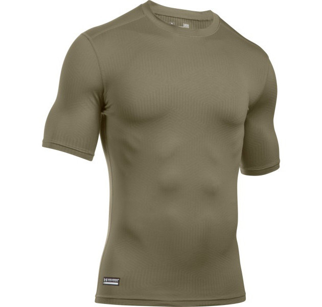 UA Men’s Short Sleeve Shirt ColdGear(R) Infrared Tactical - Federal Tan