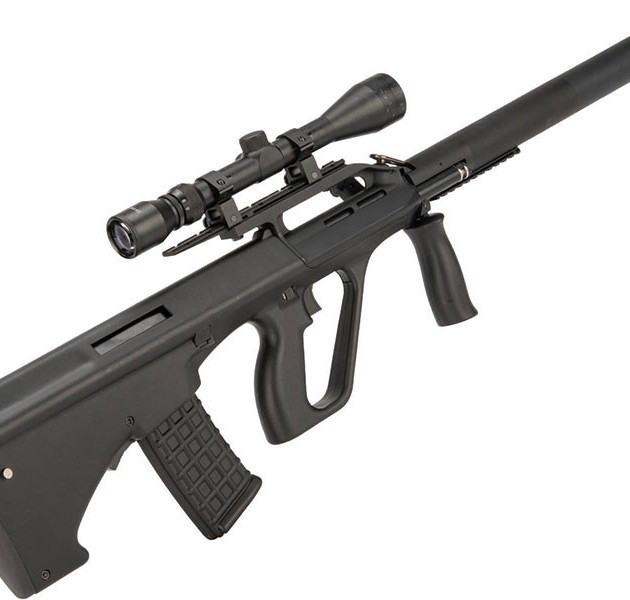 Steyr Aug with silencer (SW-020-BM) - BLACK