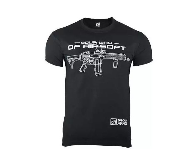 Specna Arms Shirt - Your Way of Airsoft 02 - Black