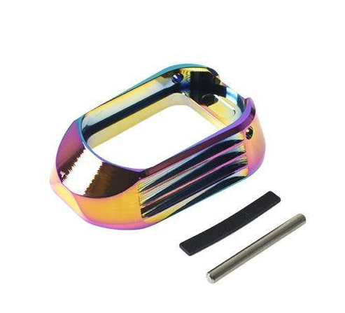 CowCow CNC Aluminum Match Grade T01 Magwell for Marui Hi-Capa Series - Rainbow