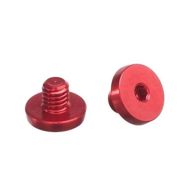 AIP 7075 Aluminum Type 5 Grip Screws - for Marui Hi-Capa GBB Airsoft - Red