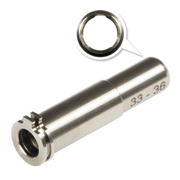 CNC Titanium Adjustable Nozzle 33mm - 36mm for AEG