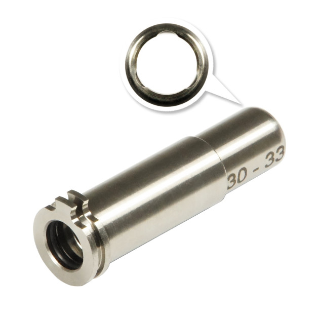 CNC Titanium Adjustable Nozzle 30mm - 33mm for AEG