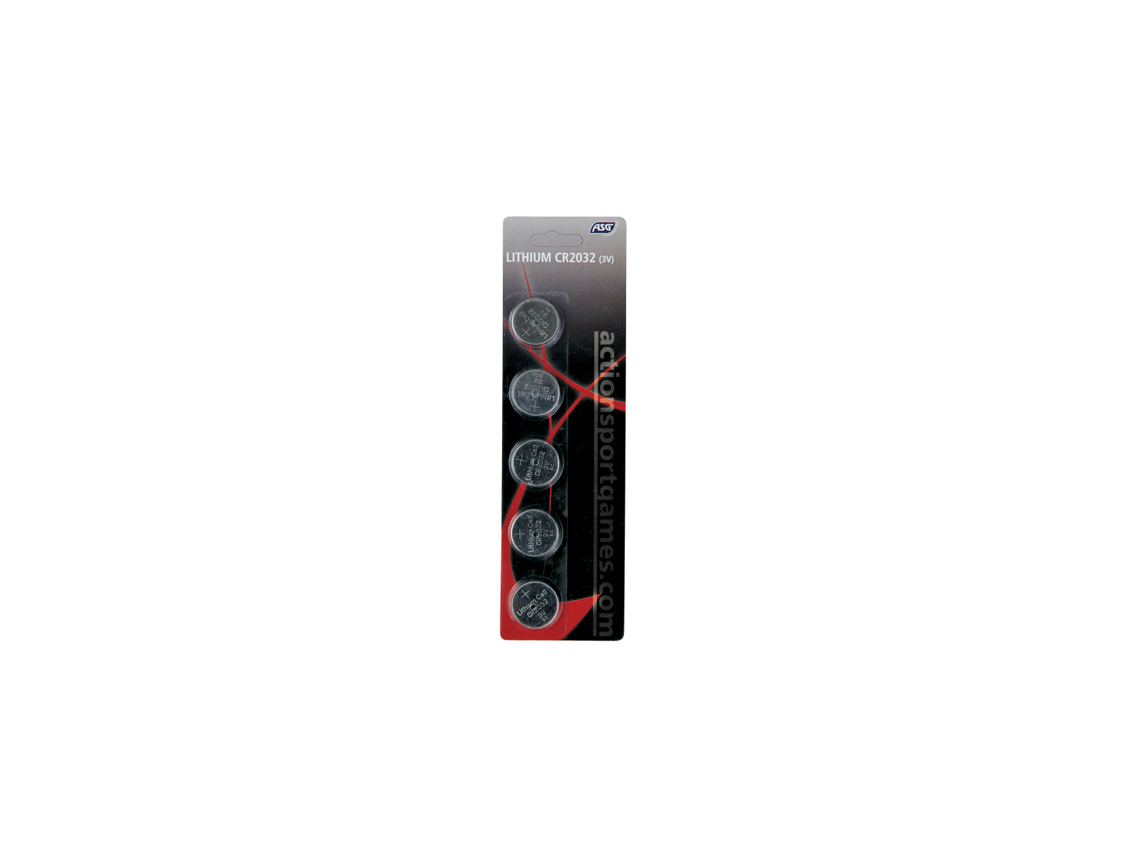 ASG Alkaline Battery CR2032, 3V - 5 Pieces