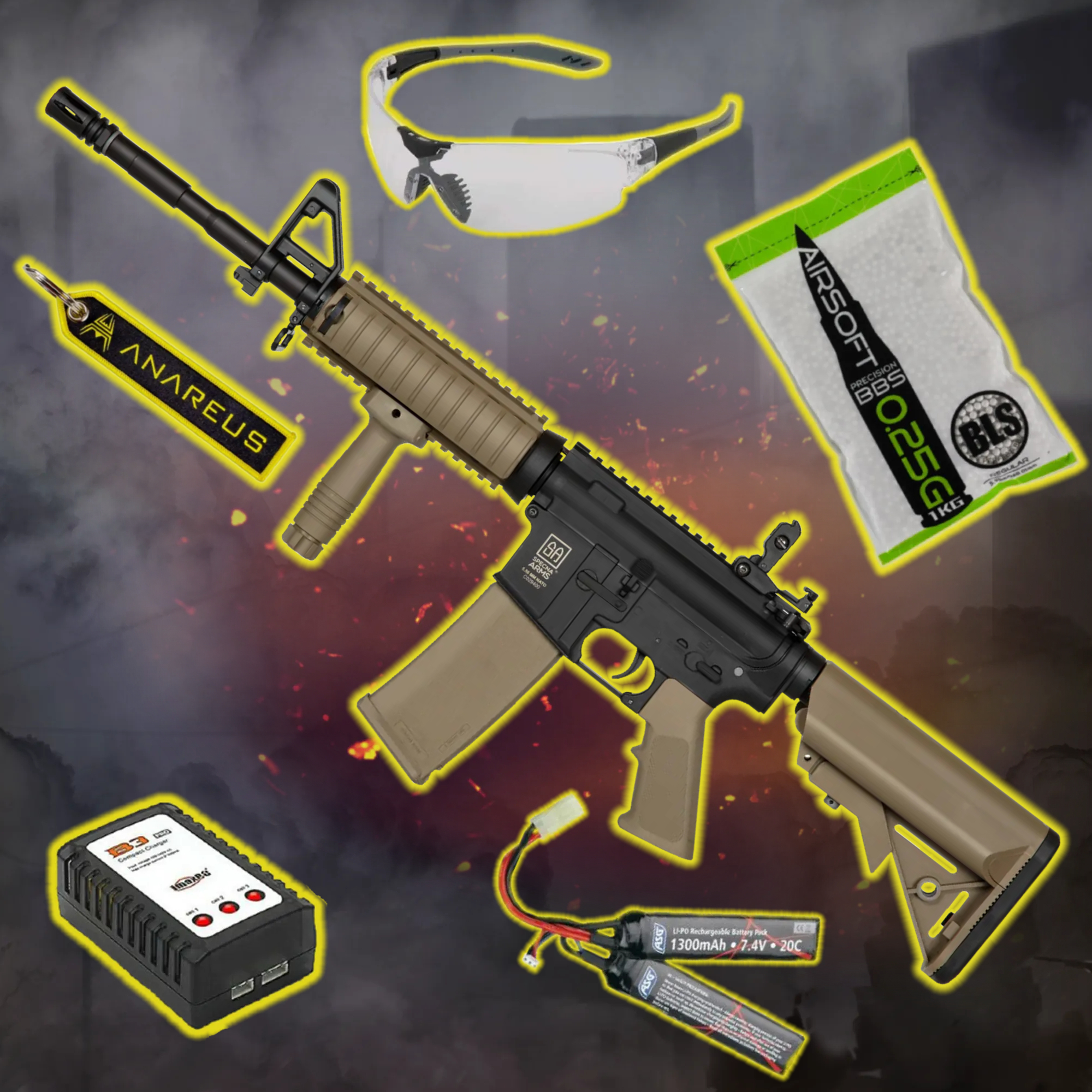 Starter Pack - M4A1 RIS CORE(TM) (SA-C03) - TAN