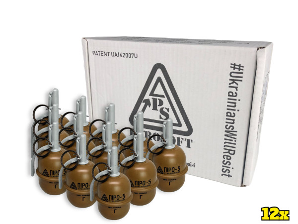 12x Airsoft hand grenade Pyro-5G