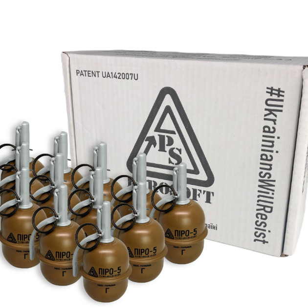 12x Airsoft hand grenade Pyro-5G