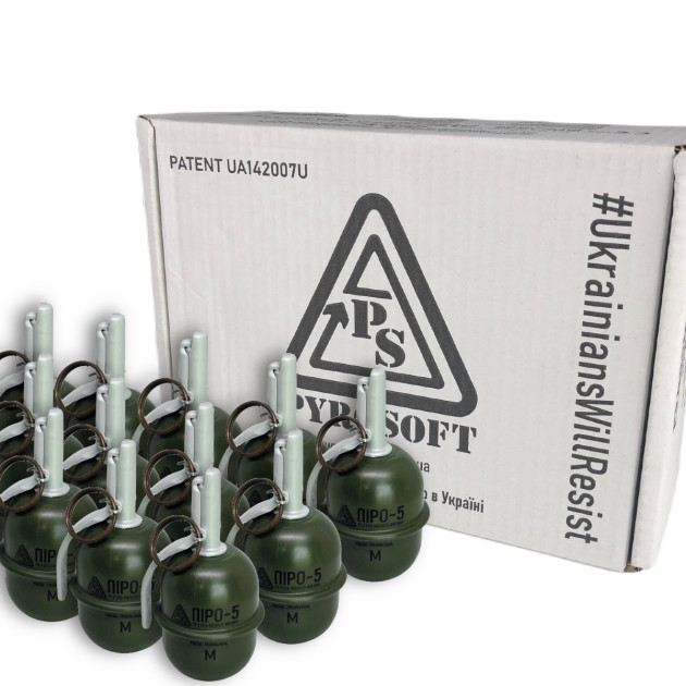 12x Airsoft hand grenade Pyro-5M