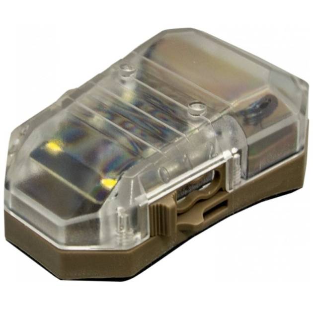 EARMOR F101 Stealth Identification Beacon (Green/White/IR Light) - Coyote Brown
