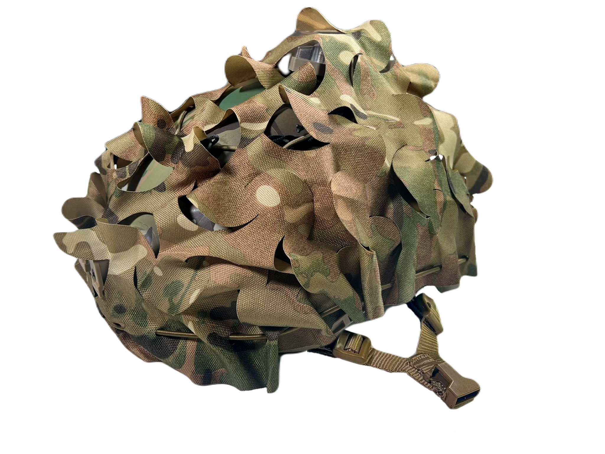 ANAREUS 3D Universal Camouflage Helmet Cover, Laser-Cut - MC