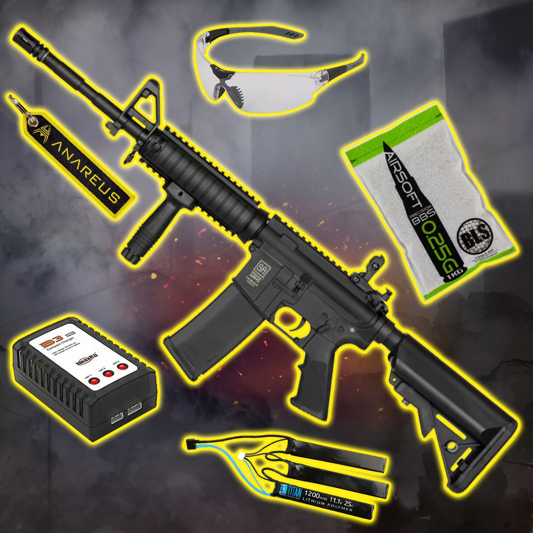 Starter Pack - M4A1 RIS (SA-C03 CORE(TM) HAL ETU(TM)) - Black