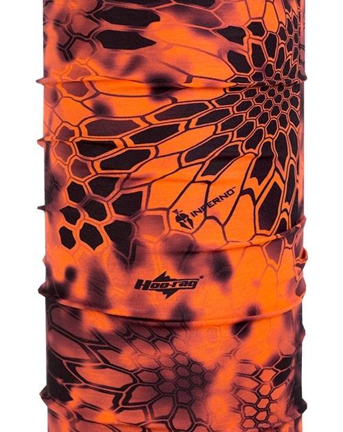 KRYPTEK Hoo-Rag Multifunctional Neck Gaiter, One Size - Kryptek Inferno