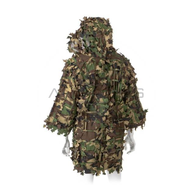 Invader Gear Ghillie Base Leaf Camouflage Suit - Woodland