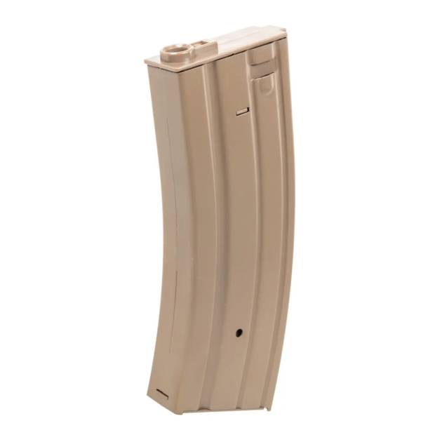 SA STANAG M4 / AR15 Low-Cap Magazine, 70 BBs (Metal) - Tan