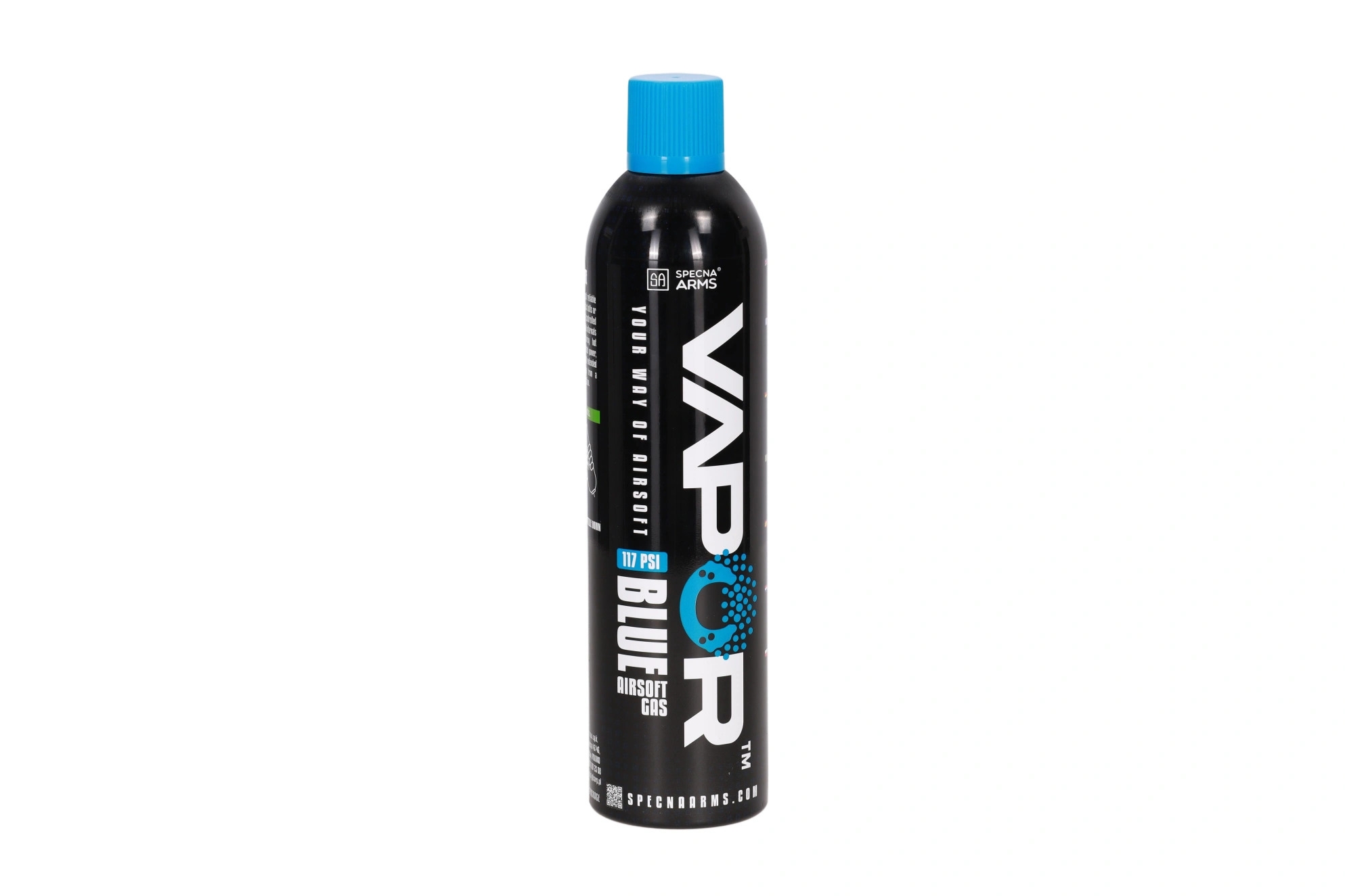 SA VAPOR(TM) Blue Airsoft Green Gas 117 PSI (600 ml) - Blue