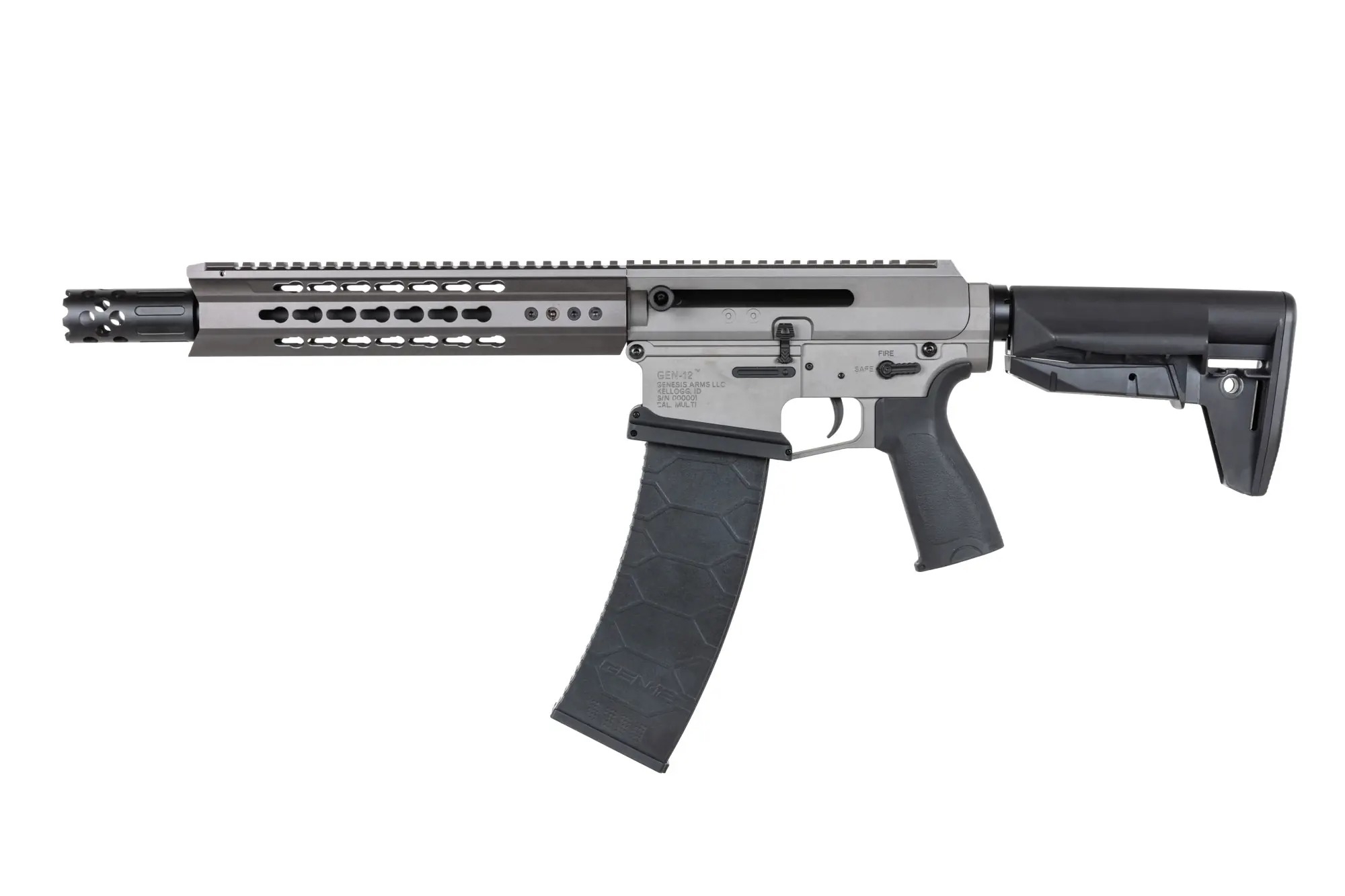DB Genesis Arms Gen-12 Kestrel ETU AEG Shotgun – Grey