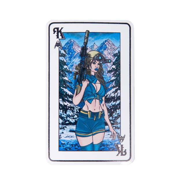 ANAREUS Lethal Beauties Patch (KING) – White