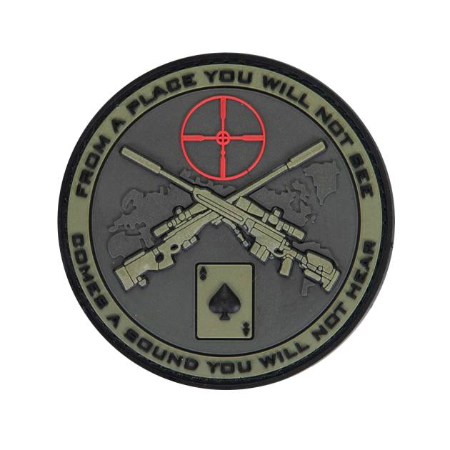 3D PVC SNIPER ACE Patch – Green