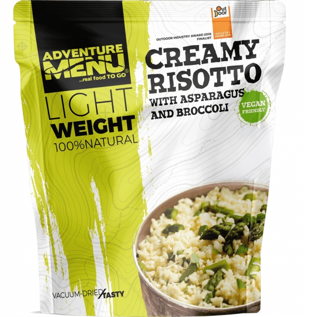 AM Lightweight Vegan Creamy Risotto with Asparagus and Broccoli (600 g)