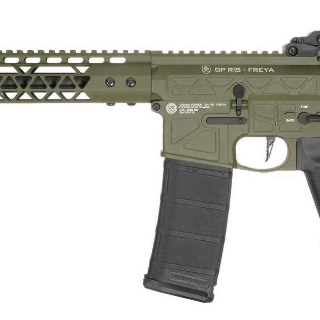 Delta Armory GP FREYA R15 Skeleton M-LOK 13" Gen2 – Green